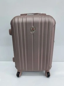 (MONTI ESTENBA MISTURADO ENVIADO ALEATORIAMENTE)Mala viaen para bordo do 10kg, 4 roda de 360º com as 2 zipe, zipe a prova de explosao(DUAS ESTENBA MISTURADO ENVIADO ALEATORIAMENTE) - Rosa chiclete - Visão 4
