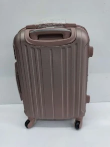 (MONTI ESTENBA MISTURADO ENVIADO ALEATORIAMENTE)Mala viaen para bordo do 10kg, 4 roda de 360º com as 2 zipe, zipe a prova de explosao(DUAS ESTENBA MISTURADO ENVIADO ALEATORIAMENTE) - Rosa chiclete - Visão 6