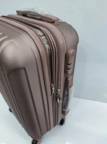 (MONTI ESTENBA MISTURADO ENVIADO ALEATORIAMENTE)Mala viaen para bordo do 10kg, 4 roda de 360º com as 2 zipe, zipe a prova de explosao(DUAS ESTENBA MISTURADO ENVIADO ALEATORIAMENTE) - Rosa chiclete - Visão 8