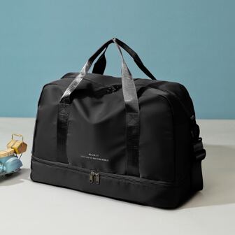 Luggage Holiday Over Night Travel Duffel Bag Large Capacity Gym Sports Yoga Bag, Hospital Weekend Carry-On Handbag With Dry And Wet Separation,Casual Portable Shoulder Bag With Shoes Compartment For Business,Vacation,Outdoor, Skiing,Exercise Fitting,Labor And Delivery Bag For School School Accessories School Stuff