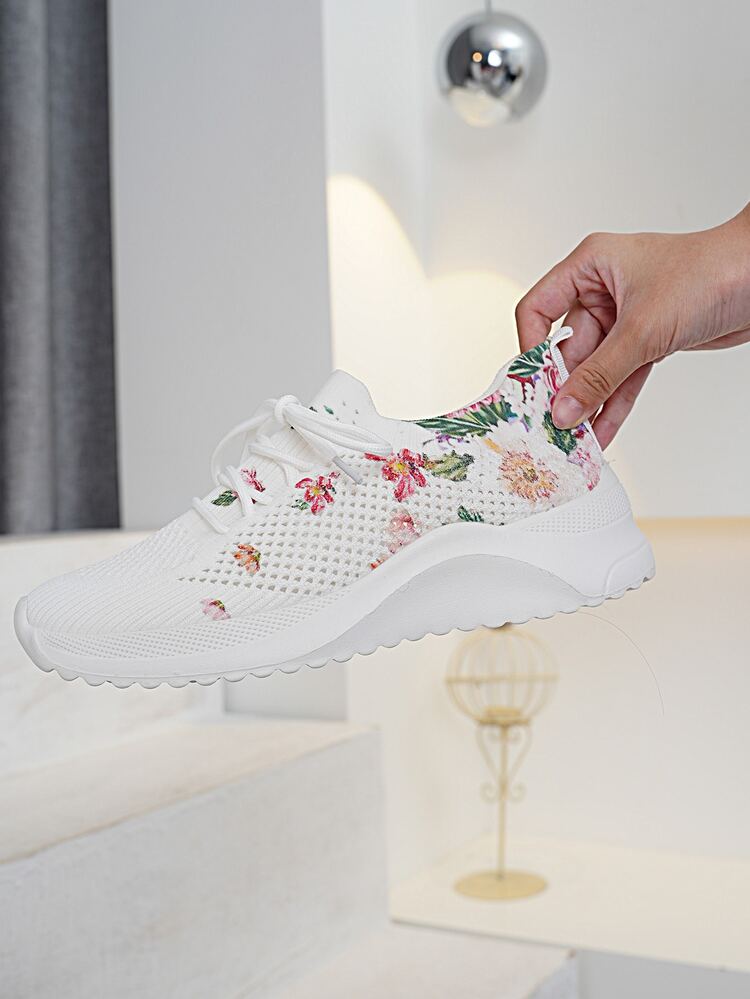 נשים פאשניסטה & נח רשת סניקרס , אתלטי & קז'ואל נעליים שטוחות לנשים - לבן - ראה 6