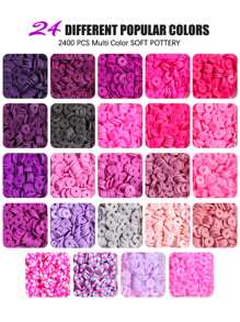 24 Color Beaded Diy Jewelry Making Kit