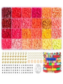 Bộ phụ kiện trang sức tự làm đính cườm 24 màu - Nhiều màu - Xem 1