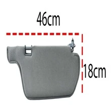 Visera De Tela Para Sentra 1998-2000 Par - Gris - Ver 5