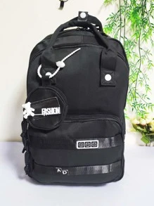 Women Functional Backpacks - 黑色 - 查看 1