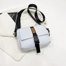 Nylon Nam Cái túi Oxford Túi đeo vai , Dung lượng lớn Điện thoại di động Cái túi - Màu Xám nhạt - Xem 1