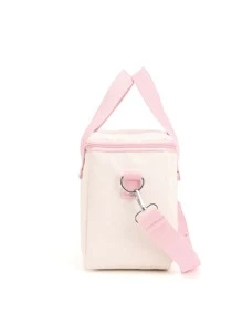 Em bé Gấu Thêu Polyester Dây kéo Túi đeo vai Đối với Ngoài trời - Hồng - Xem 3