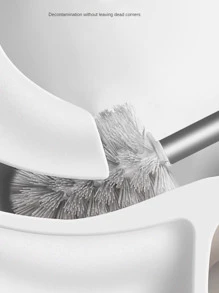 1入組馬桶刷支架 - 灰色 - 查看 6