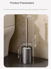 1入組馬桶刷支架 - 灰色 - 查看 10