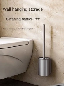 1入組馬桶刷支架 - 灰色 - 查看 2