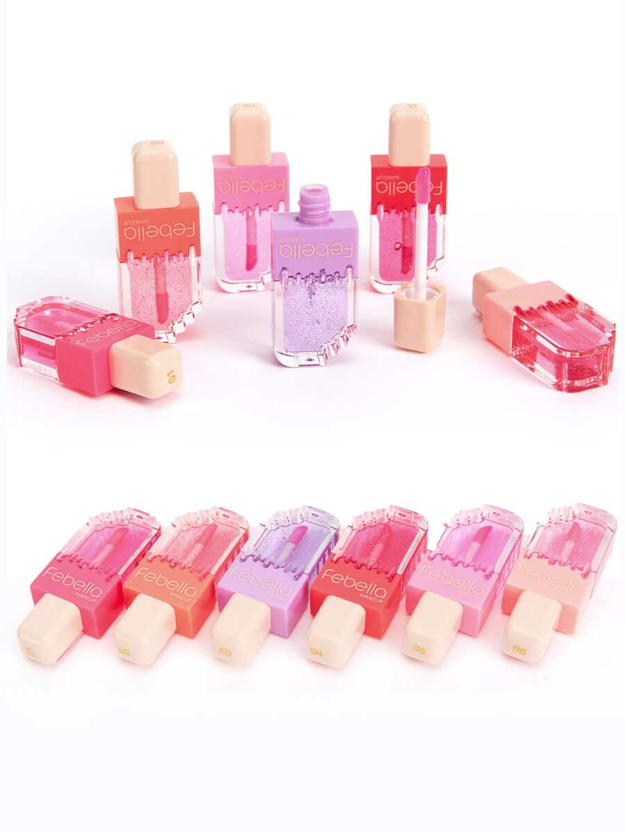 Lip Gloss - 粉色 - 查看 1