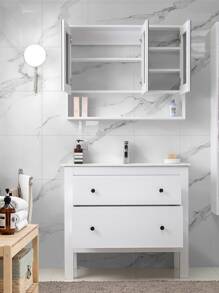 11 miếng dán tường họa tiết đá cẩm thạch trắng 1㎡, giấy dán tường dày chống thấm nước, gạch ốp tường tự dính 3D cho phòng tắm, nhà vệ sinh, miếng dán cải tạo, tấm ốp tường lột, giấy dán tường, giấy dán tường, đồ trang trí mùa xuân làm mới ngôi nhà của bạn, miếng dán trang trí Rama - Đen và trắng - Xem 4