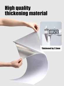 11 miếng dán tường họa tiết đá cẩm thạch trắng 1㎡, giấy dán tường dày chống thấm nước, gạch ốp tường tự dính 3D cho phòng tắm, nhà vệ sinh, miếng dán cải tạo, tấm ốp tường lột, giấy dán tường, giấy dán tường, đồ trang trí mùa xuân làm mới ngôi nhà của bạn, miếng dán trang trí Rama - Đen và trắng - Xem 10