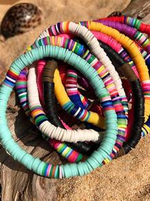 Bộ phụ kiện trang sức tự làm đính cườm 24 màu - Nhiều màu - Xem 4