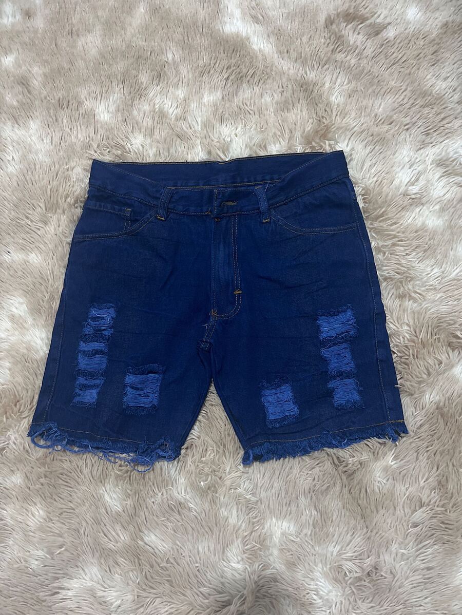 Men Shorts - 藏蓝色 - 查看 1