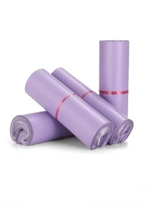 100pcs Express Delivery Waterproof Plastic Bag Logistics Packaging Bag For Shipping & Packing - Violet Purple - View 2