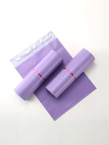 100pcs Express Delivery Waterproof Plastic Bag Logistics Packaging Bag For Shipping & Packing - Violet Purple - View 5