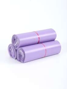 100pcs Express Delivery Waterproof Plastic Bag Logistics Packaging Bag For Shipping & Packing - Violet Purple - View 4