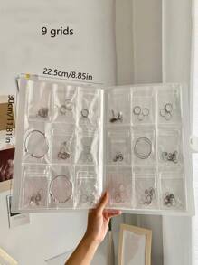 1pc Simple Plastic Jewelry Packaging Bag For Storage - White - View 6