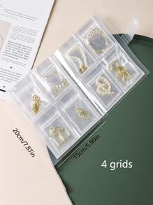 1pc Simple Plastic Jewelry Packaging Bag For Storage - White - View 5