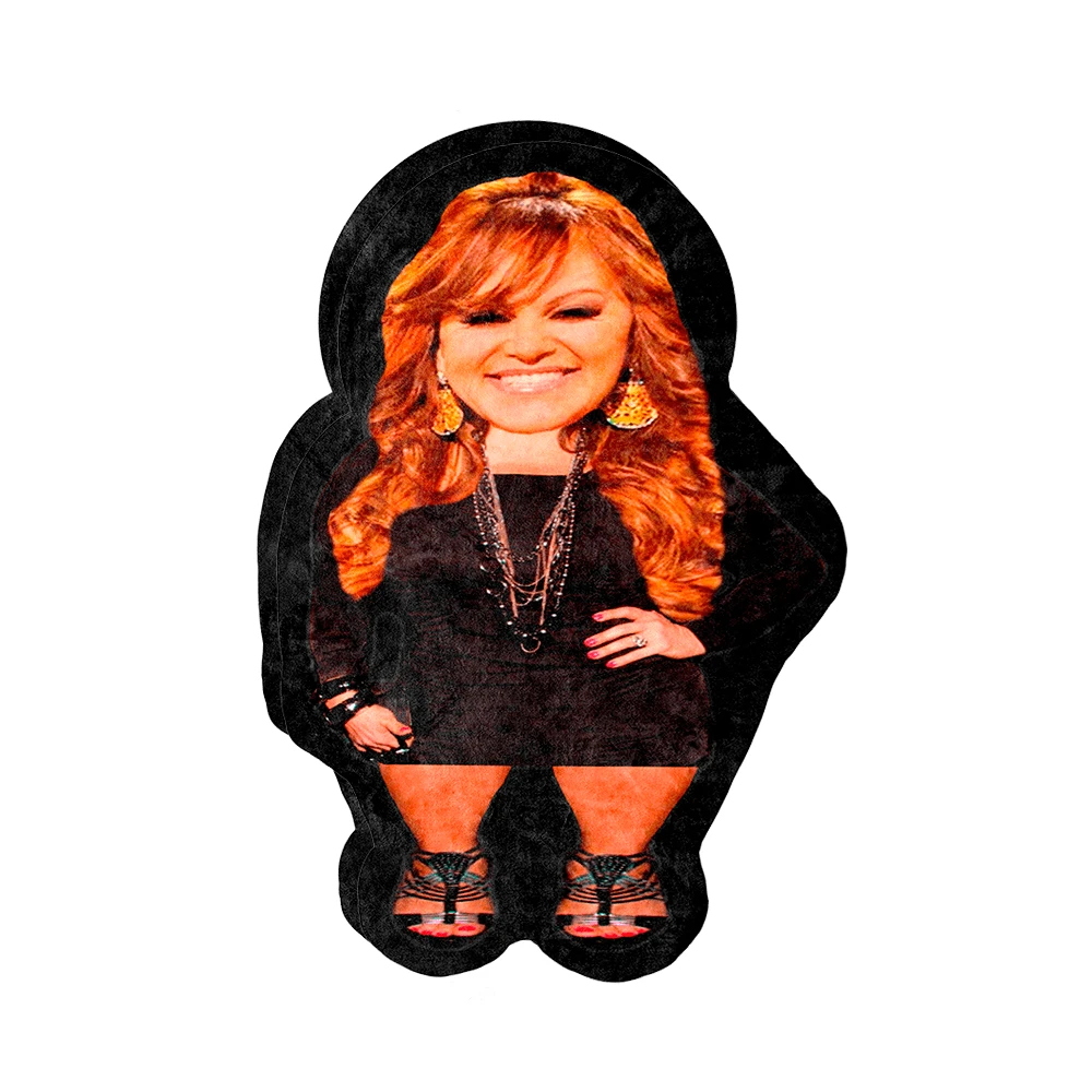 Cojín Peluche Jenni Rivera Chiquito Enano Incluye Relleno - Negro - Ver 1