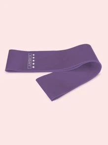 1入組紫色橡膠健身彈力帶