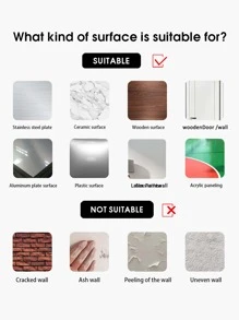 4pcs Silver Mirror Wall Stickers - Silver - View 10