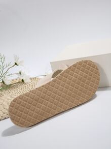 NỮ Trang trí Hoa Dép tông , Kỳ nghỉ Dép tông - Màu be - Xem 8