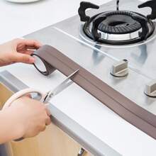 1 件米色 PVC 防水防霉胶带，适用于厨房和浴室，浴缸、厕所和墙角的防渗密封条，贴纸，墙贴花，用于家庭装饰的乙烯基贴花，春季装饰品让您的家焕然一新，节日装饰贴纸礼物生日毕业 - 米色 - 查看 7