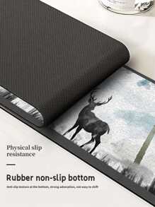 1入組墨水式水龍頭防滑矽膠矽藻土吸盤墊，通用尺寸，適合浴室和廚房 - 彩色 - 查看 9