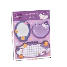 Kawaii Hoạt hình Dâu tây Thỏ Gấu Ghi chú dính Pad ghi nhớ Dễ thương Message Dính Văn phòng Văn phòng phẩm Cung cấp Tạp chí Người dự định - màu xanh lá - Xem 6