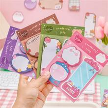 Kawaii Hoạt hình Dâu tây Thỏ Gấu Ghi chú dính Pad ghi nhớ Dễ thương Message Dính Văn phòng Văn phòng phẩm Cung cấp Tạp chí Người dự định - màu xanh lá - Xem 2