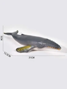 大型海洋動物人物玩具套裝，逼真海洋生物動作模型，包括鯨魚，男孩和女孩裝飾性教育學習玩具 - 彩色 - 查看 3