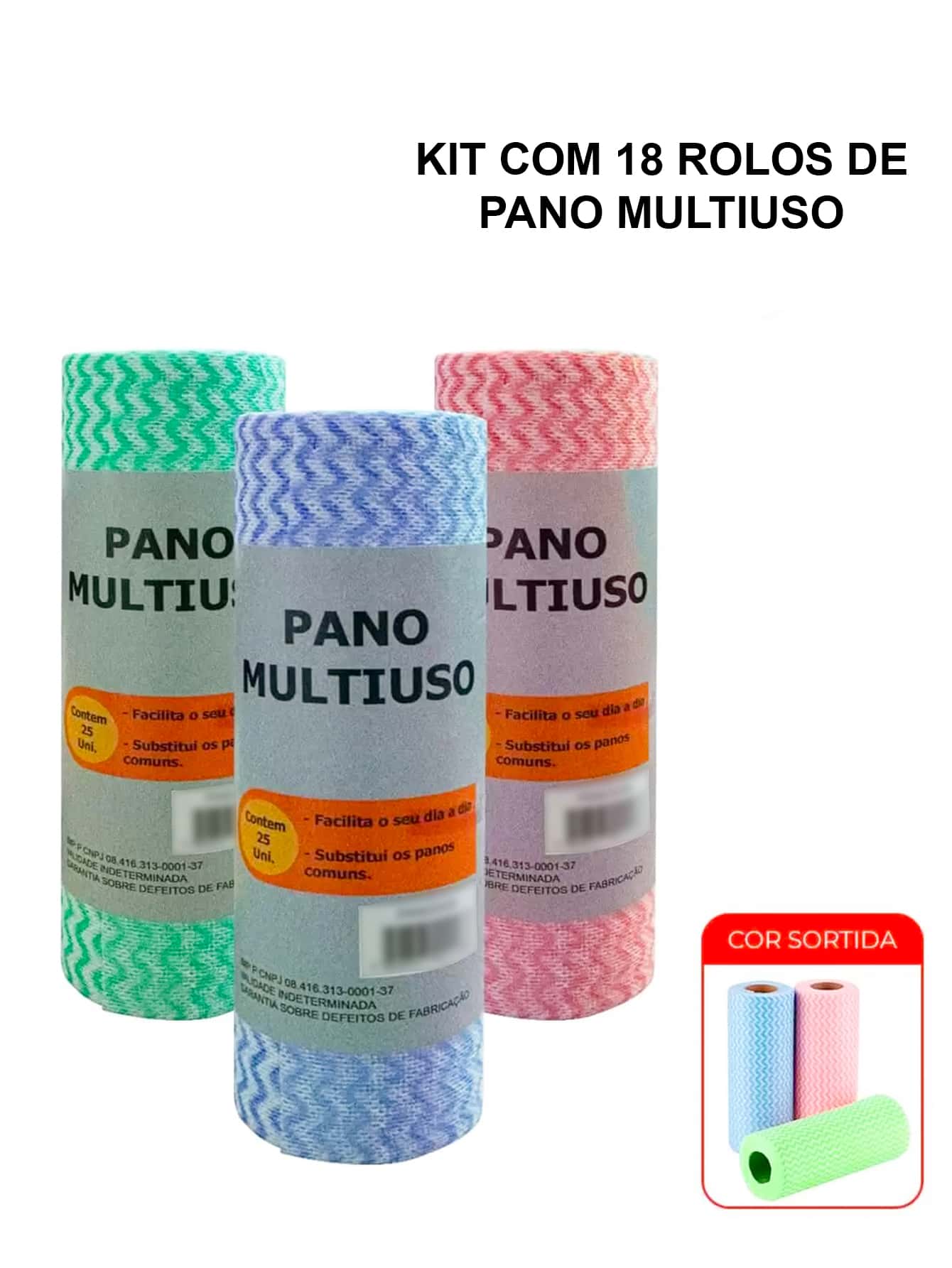 Cleaning Cloths - 彩色 - 查看 1