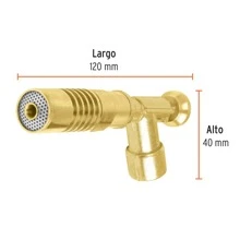 Torch With Nozzle For Gas Can With Threaded Valve MECH-R 11925 - Gold - View 3