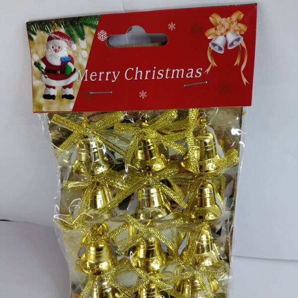 Enfeite de natal - Pendente sino 12UND