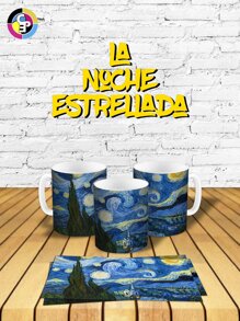 Cup Or Mug Van Gogh's Starry Night - Multicolor - View 1