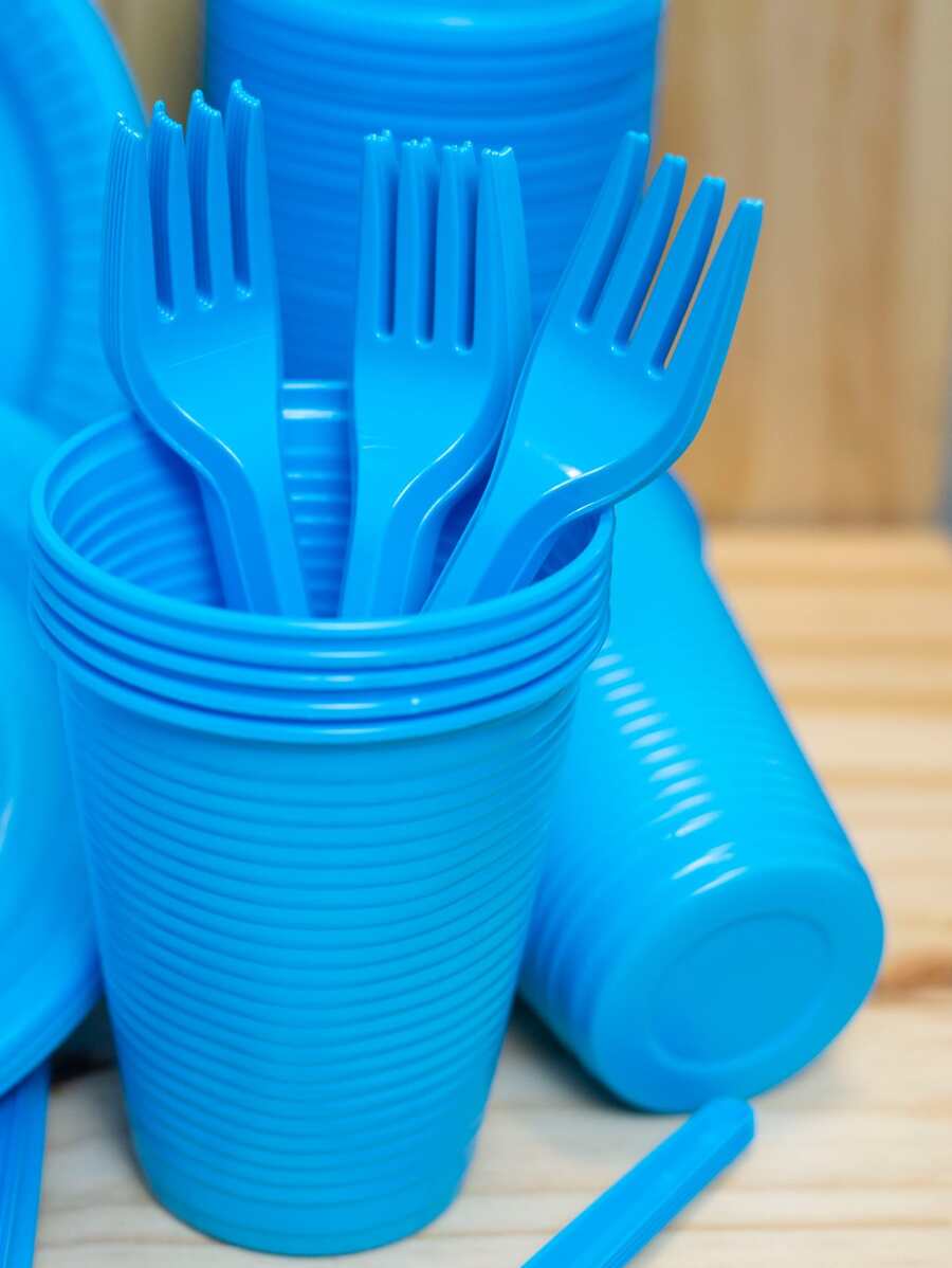 Disposable Kitchenware - Baby Blue - View 1