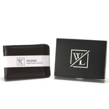 CARTEIRA MASCULINA DE COURO DE BOLSO COM PORTA CARTÃO REMOVÍVEL EXTRA LUXO EXECUTIVA CABE RG CNH MOEDAS - Café - Visão 4