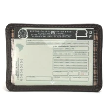CARTEIRA MASCULINA DE COURO DE BOLSO COM PORTA CARTÃO REMOVÍVEL EXTRA LUXO EXECUTIVA CABE RG CNH MOEDAS - Café - Visão 6