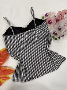 Women Tank Tops & Camis - Blanco y Negro - View 2