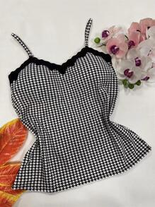 Women Tank Tops & Camis - Blanco y Negro - View 1