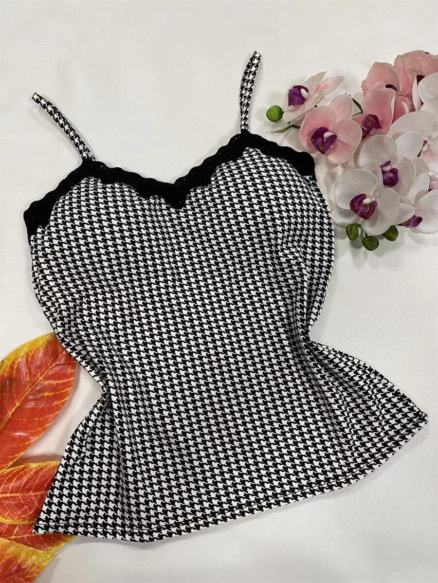 Women Tank Tops & Camis - Blanco y Negro - View 1