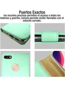 Funda Case Tipo Cartera Premier Diary Para Hisense F23 - verde menta - Ver 3