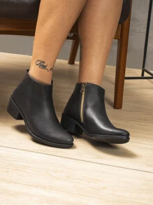 Women Fashion Boots - màu đen - Xem 4
