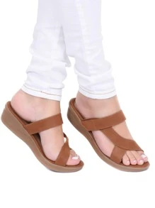 Women Clogs - 駝色 - 查看 3