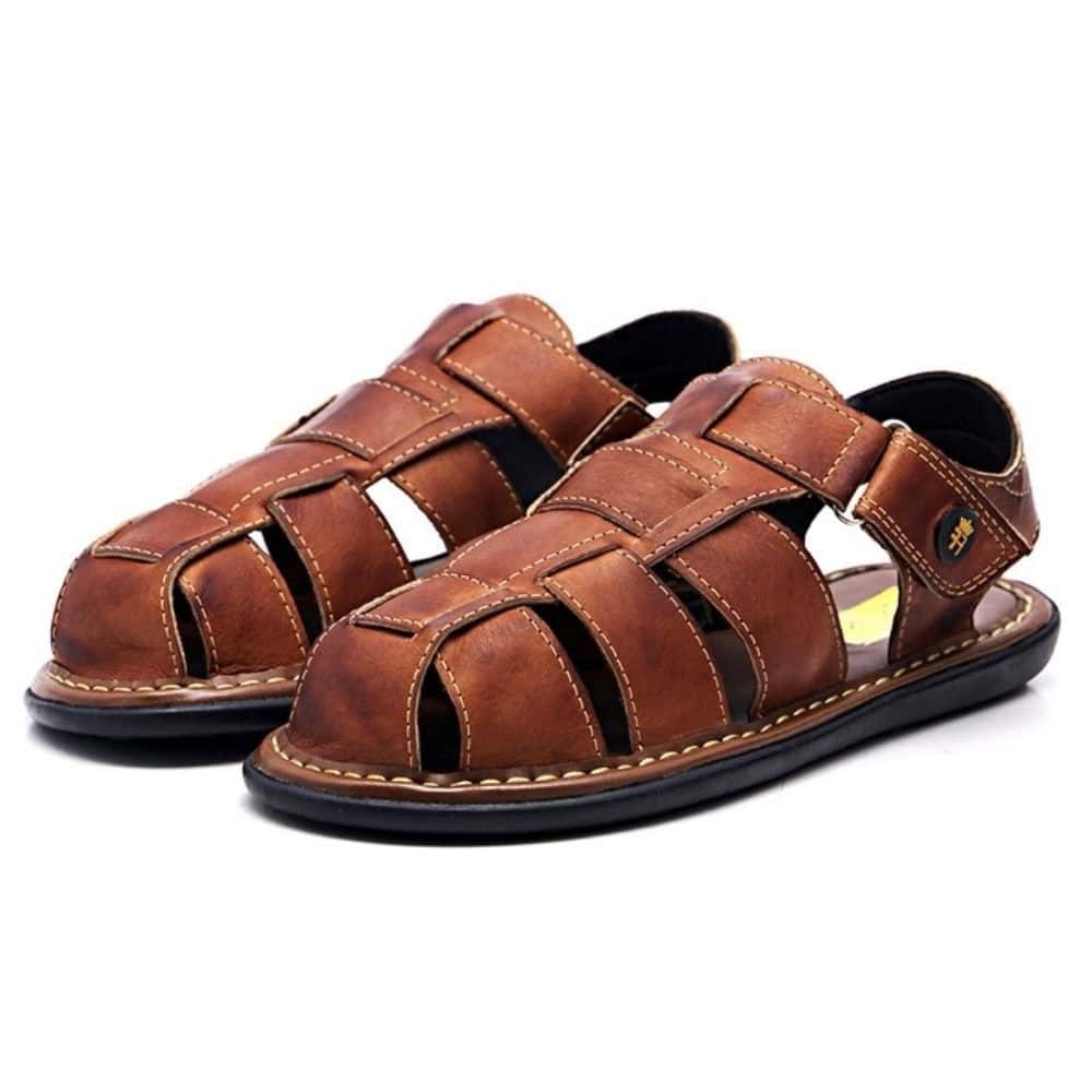 Men Sandals - Óxido marrón - Ver 1