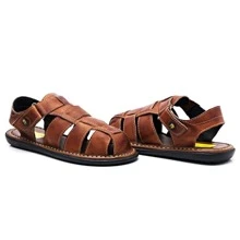 Men Sandals - Óxido marrón - Ver 3