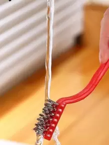 Kit de Escovas Multiuso 3 Peças De Aço Latão Nylon - TOP