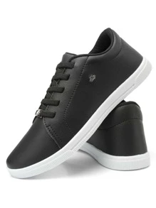 Women Casual Shoes - 黑與白 - 查看 3